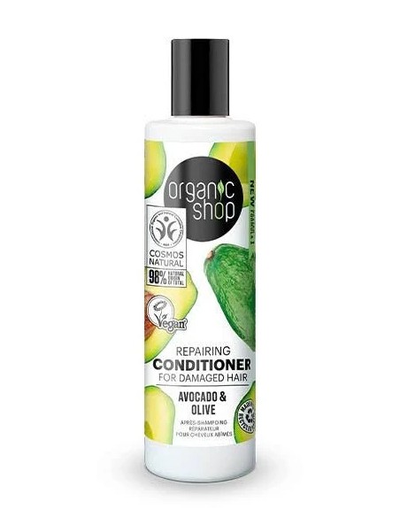 Acondicionador reparador aguacate-oliva 280 ml Organic Shop