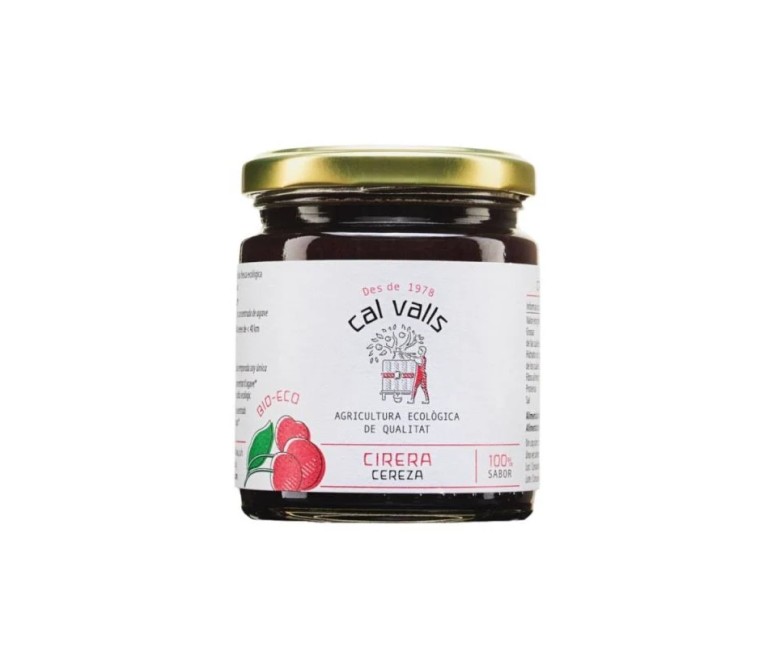 Mermelada de cereza eco 240 gr Cal Valls