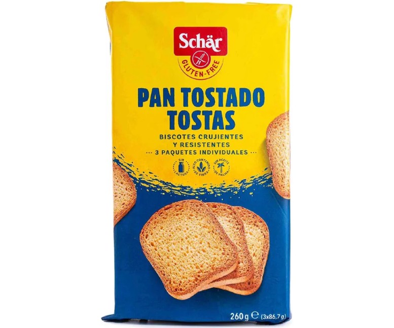 Biscotes fette pan tostado sg 260 gr Schar