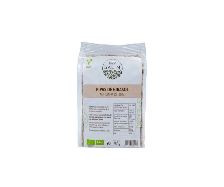 Pipas de girasol bio vegan 250 gr Eco Salim