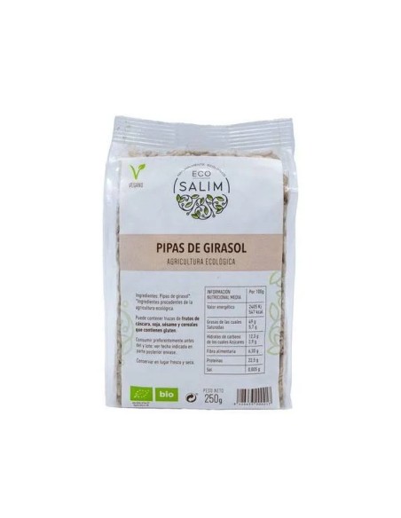 Pipas de girasol bio vegan 250 gr Eco Salim