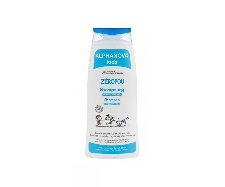 Zeropou champú antipiojos bio 200 ml Alphanova