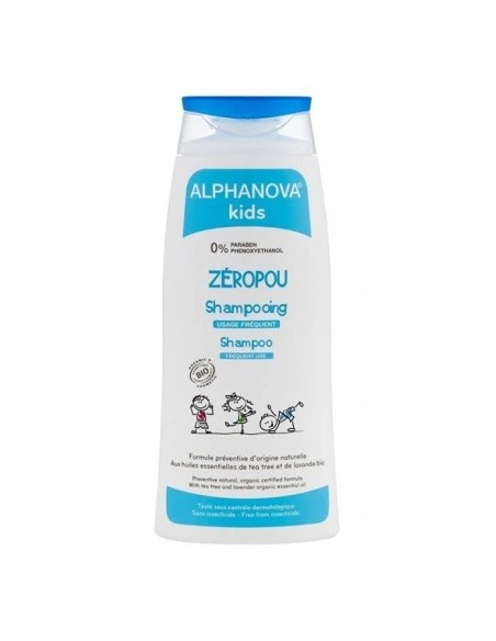 Zeropou champú antipiojos bio 200 ml Alphanova