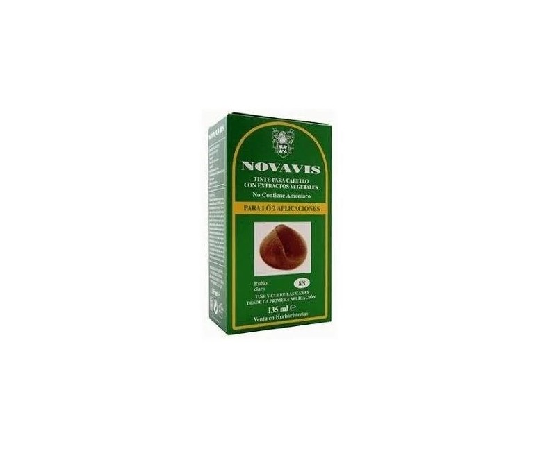 Tinte Novavis 8n Rubio Claro 135 ml Novavis
