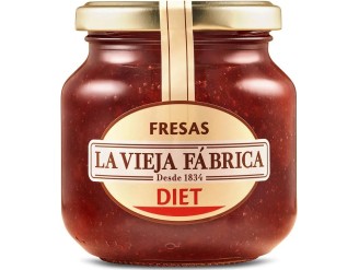 Mermelada de fresas diet con fructosa