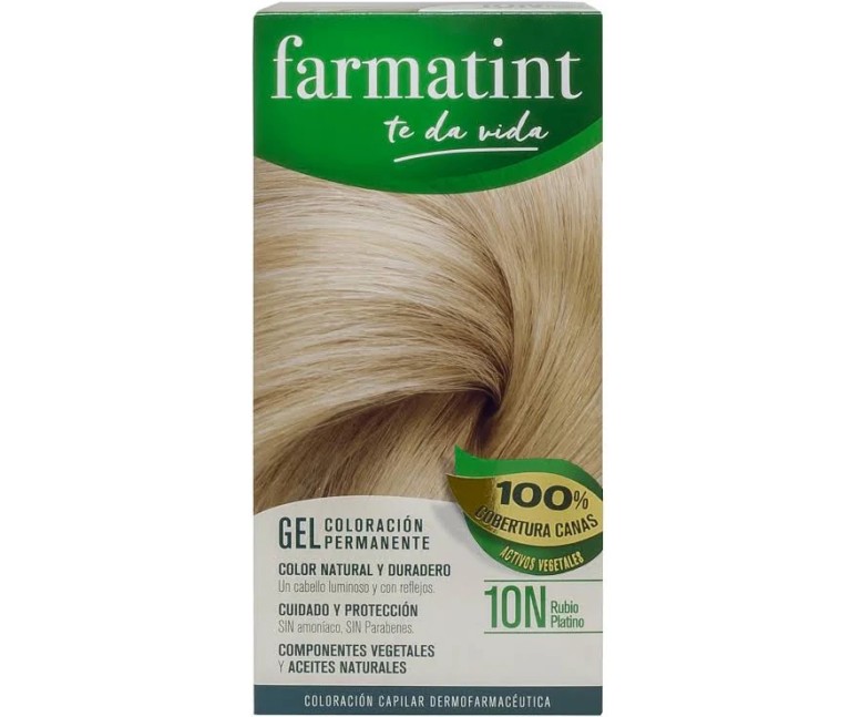 Farmatint gel 10n rubio platino 135 ml Farmatint