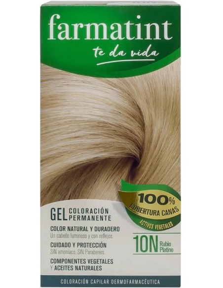 Farmatint gel 10n rubio platino 135 ml Farmatint