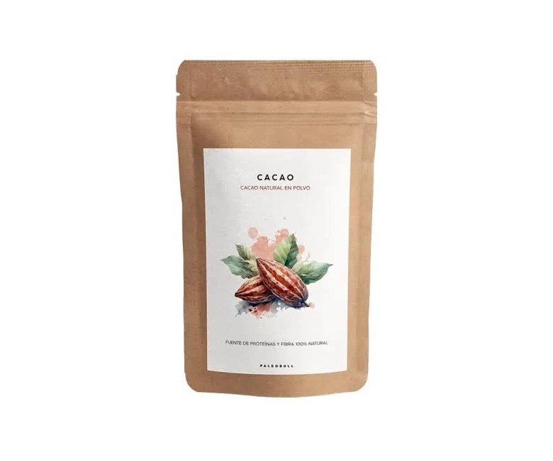 Cacao natural polvo 250 gr Paleobull