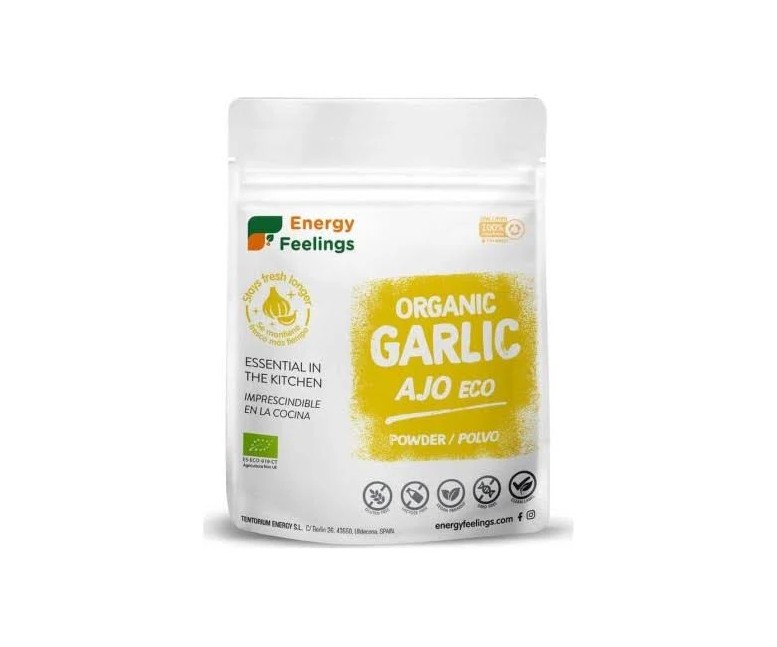 Ajo polvo eco vegan sg 200 gr Energy Feelings