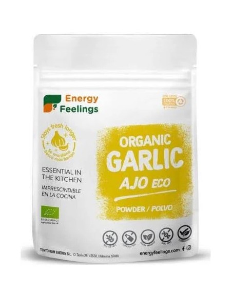 Ajo polvo eco vegan sg 200 gr Energy Feelings