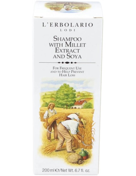 Champú de mijo y soja 200 ml L'Erbolario