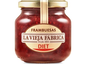 Mermelada de frambuesa diet con fructosa