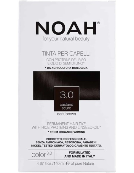 Tinte capilar castaño oscuro 140 ml Noah