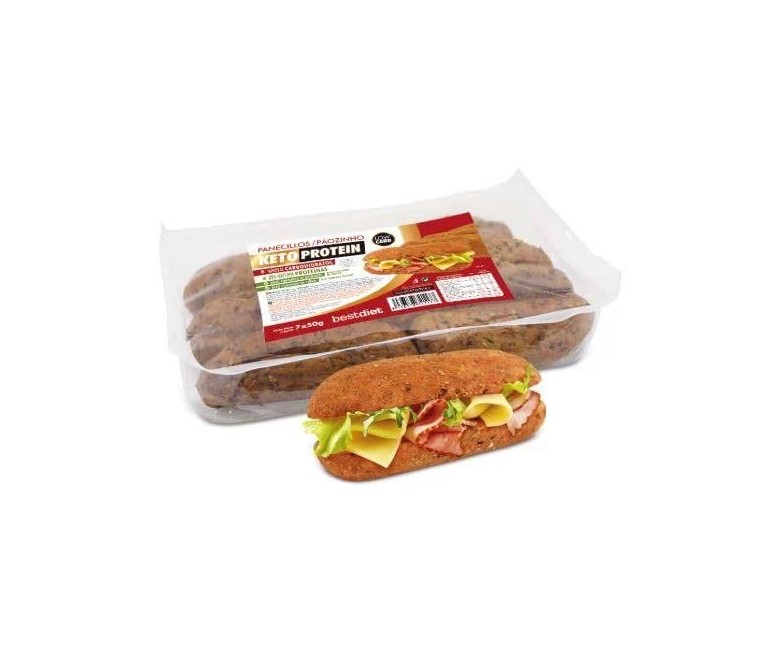 Panecillos protein 7 uds - 50 gr Keto Protein