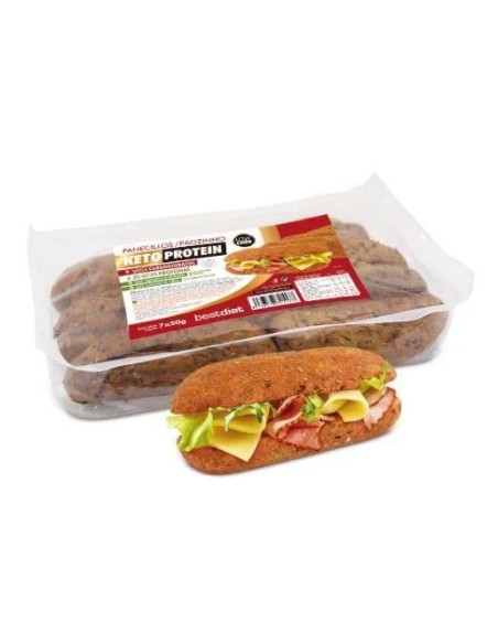 Panecillos protein 7 uds - 50 gr Keto Protein