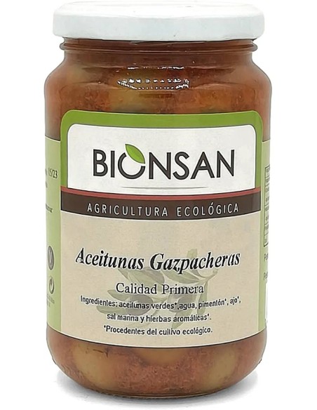 Aceituna gazpachera eco 200 gr Bionsan