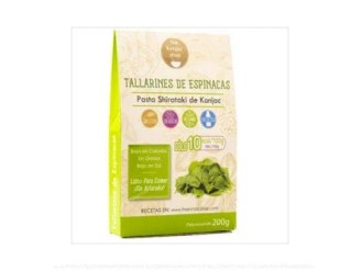 Tallarines de espinacas de konjac sg vegan