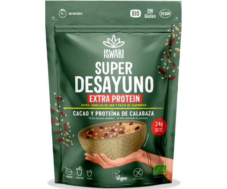 Super desayuno extra proteína 360 gr Iswari