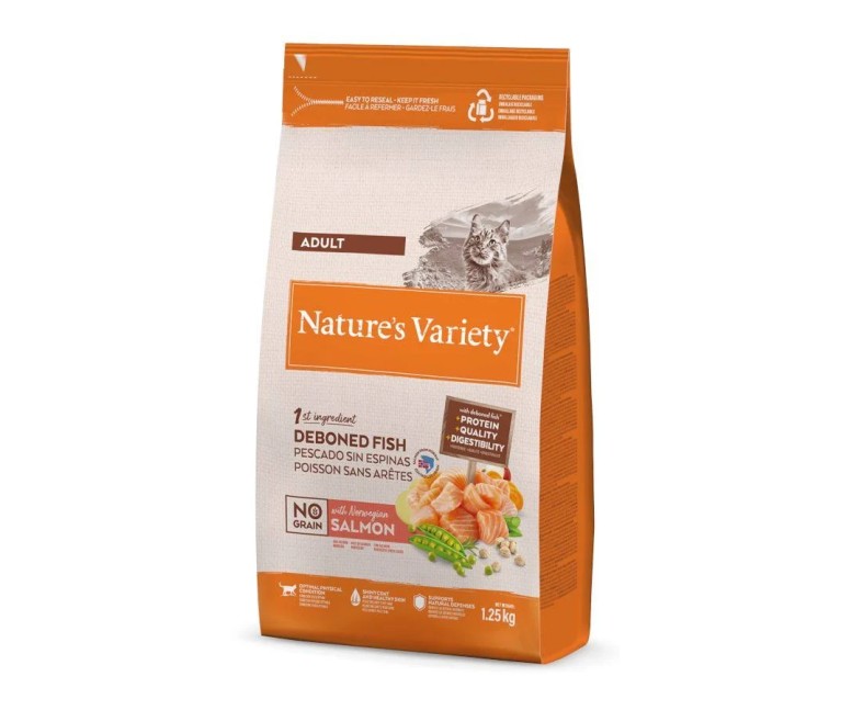 Nature's variety feline adult salmon noruega vet 7 kg Nature's Variety veterinaria