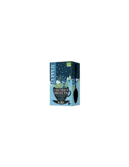 Liquorice sweets regaliz hinojo inf bio vegan 20 gr Cupper