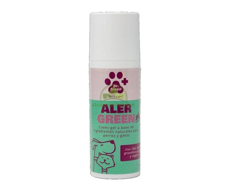 Alergreen skin perros y gatos crema-gel 50 ml Dr. Green veterinaria
