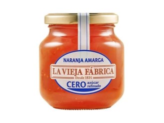 Mermelada de naranja amarga cero azúcar refinado