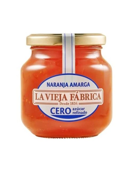 Mermelada de naranja amarga cero azúcar refinado 290 gr La Vieja Fábrica