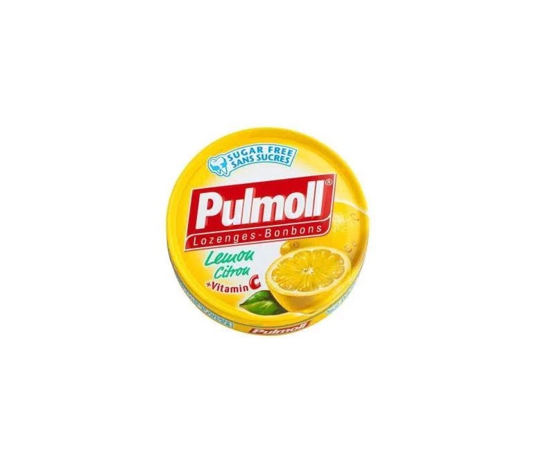 Pulmoll cajita limón sin azúcar 45 gr Pulmoll