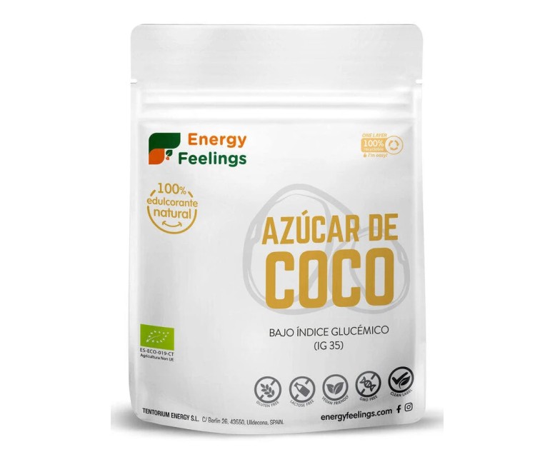 Azúcar de coco eco vegan sg 1 kg Energy Feelings