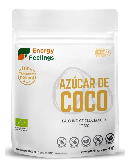 Azúcar de coco eco vegan sg 1 kg Energy Feelings