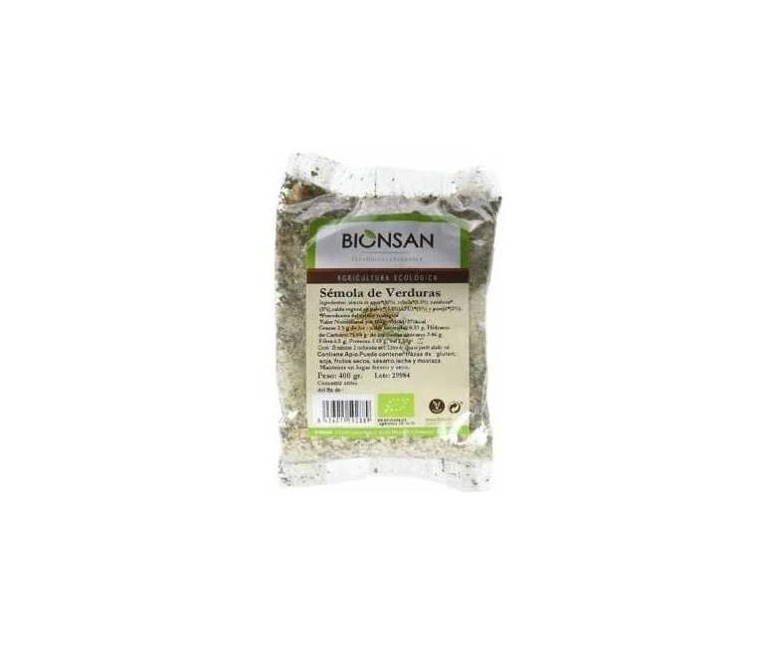 Sémola de verduras eco 400 gr Bionsan