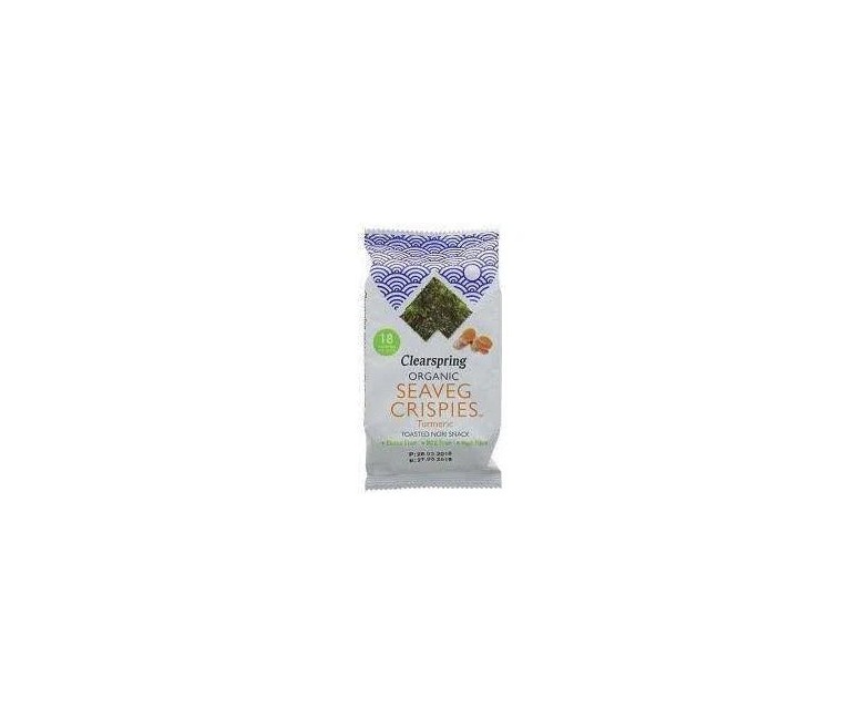 Alga nori con cúrcuma snack 4 gr Clearspring