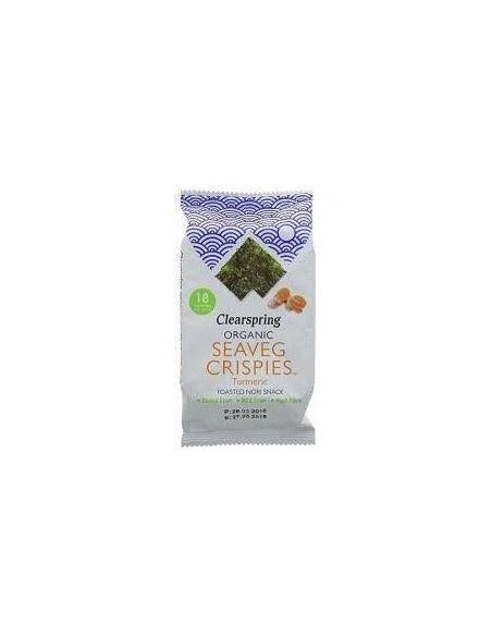 Alga nori con cúrcuma snack 4 gr Clearspring