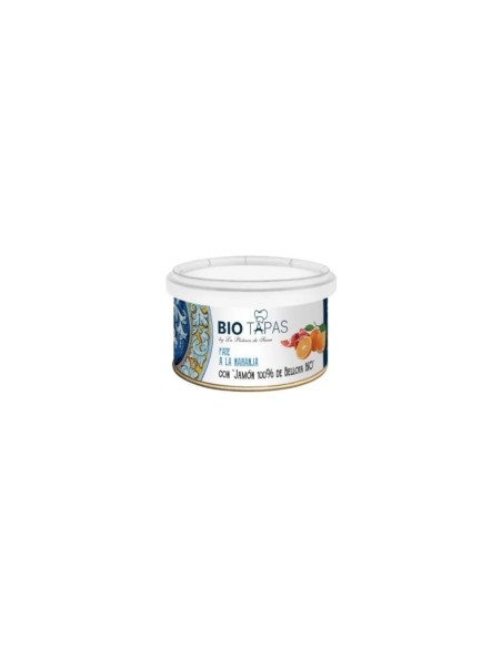 Pate bio naranja - jamón bellota 100%. Lata 100 gr Bio Tapas