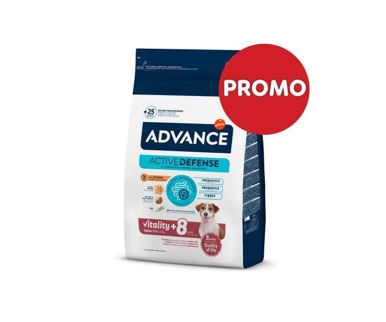 Advance canine senior mini pollo arroz vet 3 kg Advance Veterinaria