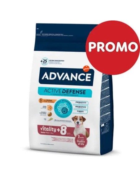 Advance canine senior mini pollo arroz vet 3 kg Advance Veterinaria