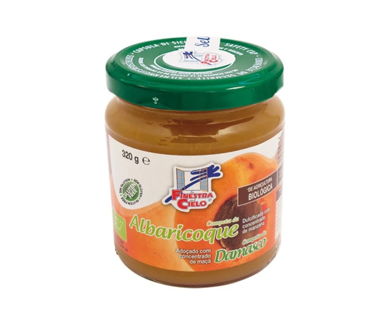 Compota de albaricoque bio 320 gr La Finestra sul Cielo