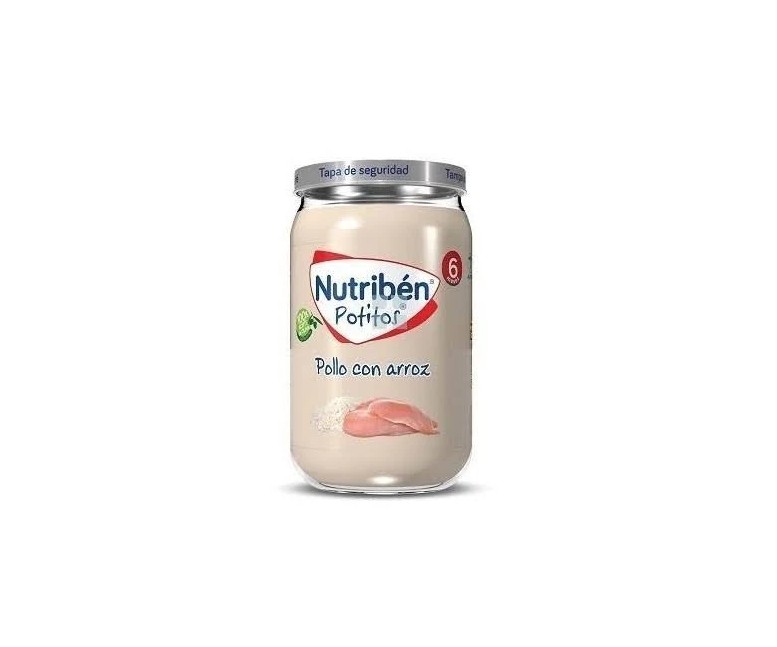 Nutriben puré-tarrito pollo arroz 235 gr Nutriben