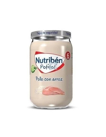 Nutriben puré-tarrito pollo arroz 235 gr Nutriben