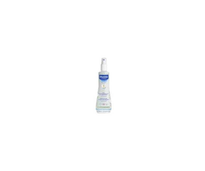 Agua refrescante para peinar bebé-niño 200 ml Mustela