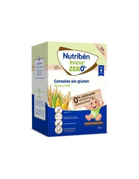 Nutribén papilla innova cer sin gluten 0% 500 gr Nutriben