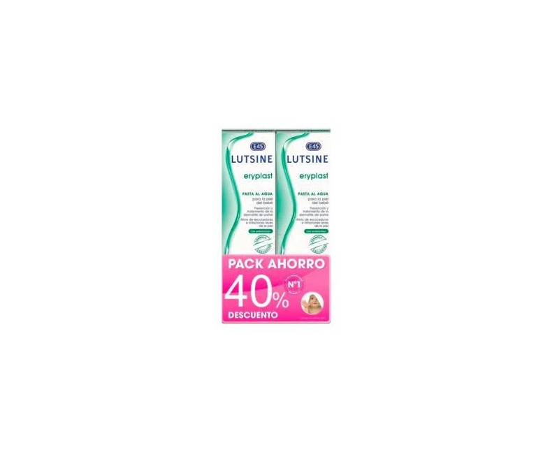 Eryplast pasta al agua 40% dto 2 ud - 75 gr Lutsine E45
