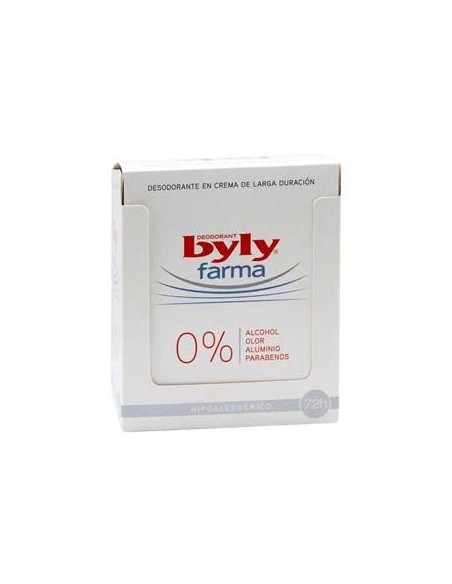 Byly farma desodorante crema 0% 72h 30 ml Byly