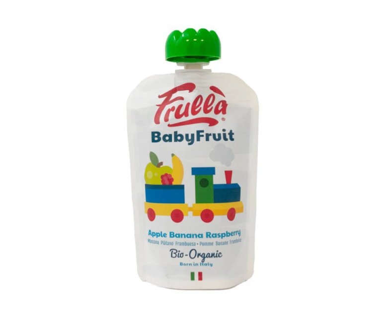 Baby pure de manzana arándanos y avena bio 10 uds - 100 gr Frulla