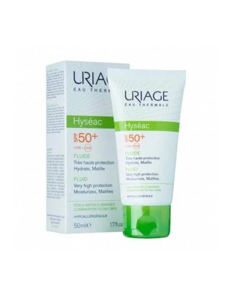 Hyseac solar spf50+ fluido 50 ml Uriage