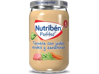 Nutribén puré-tarrito ternera-judías v-zanahoria