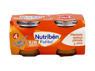 Nutribén puré-tarrito manza-naran-plata-galle
