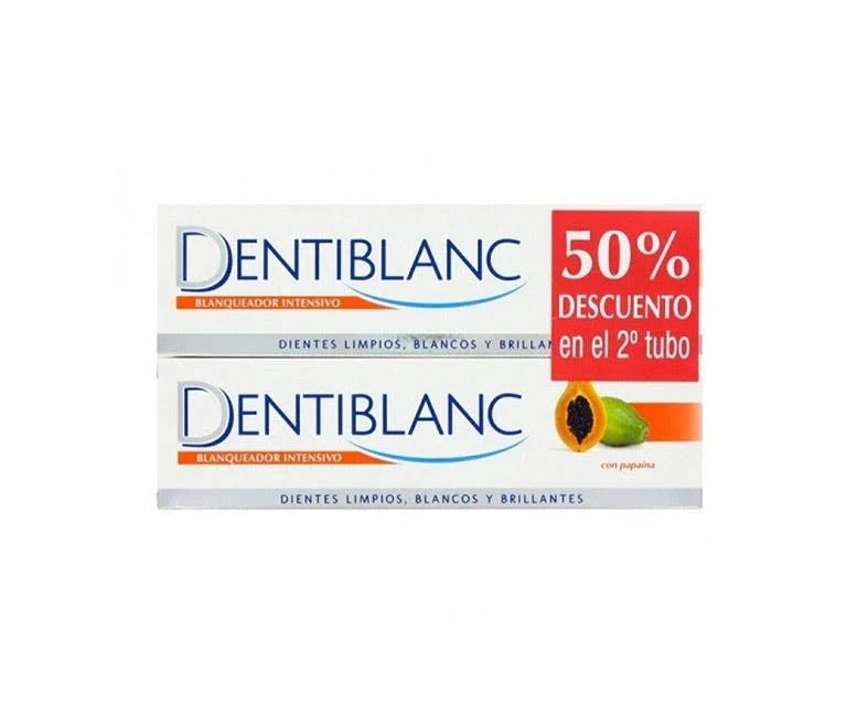 Dentiblanc blan int pas den duplo 2 cap - 100 ml Dentiblanc