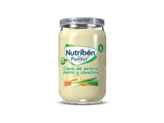 Nutriben puré-tarrito crema patata-puerro-zanahoria