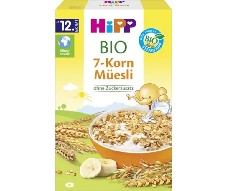 Muesli de 7 cereales bio 200 gr HiPP